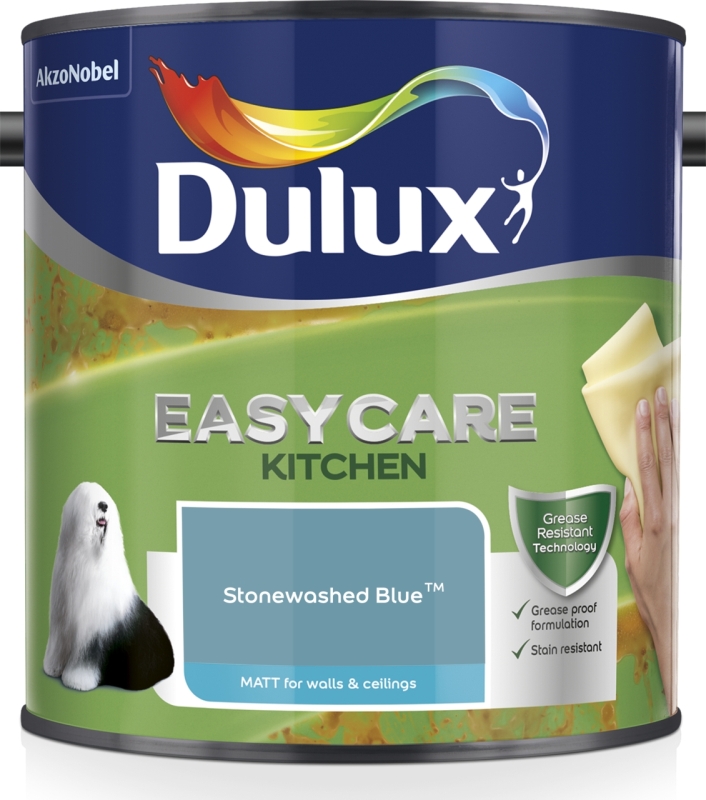 Dulux Easycare Kitchen Stonewashed Blue 2.5 Litres - Timbermills