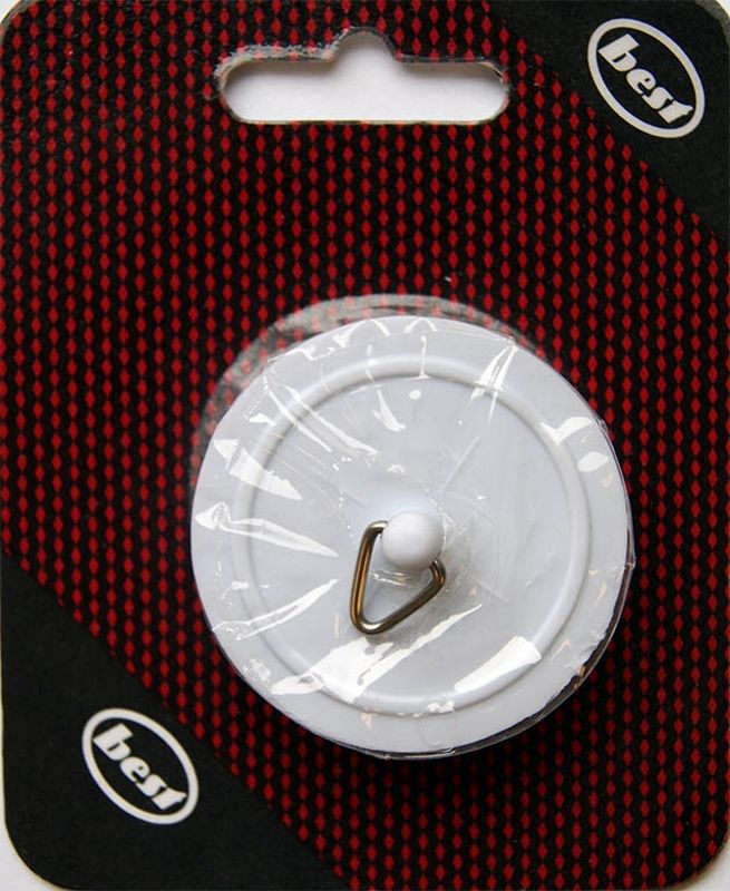 45mm(1 3/4") Sink Plug WHITE Timbermills