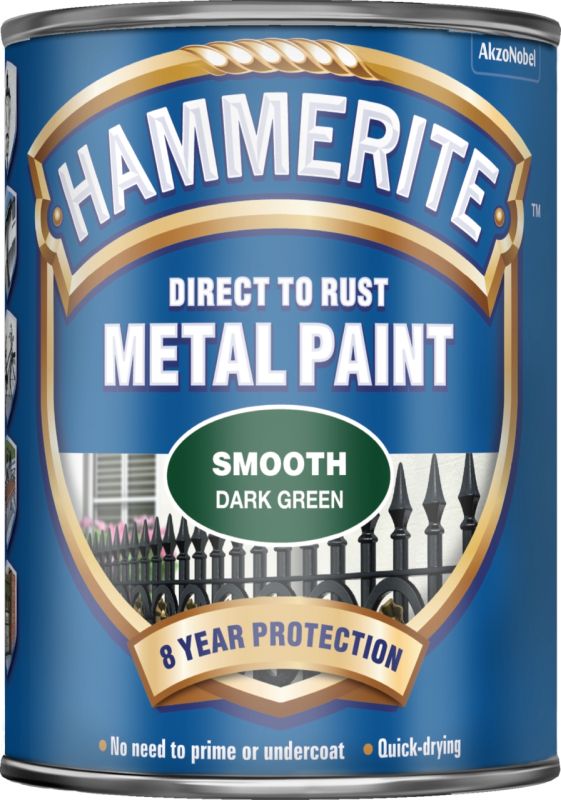 Hammerite Smooth Dark Green 750ml Timbermills