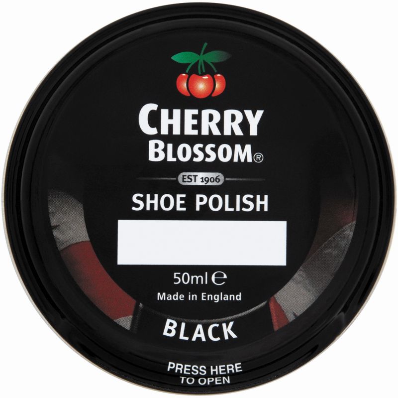 50ml Black Shoe Polish Timbermills