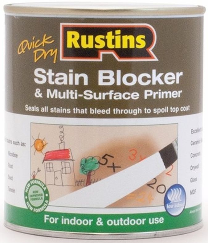 Rustins Stain Blocker Primer White 250ml Timbermills