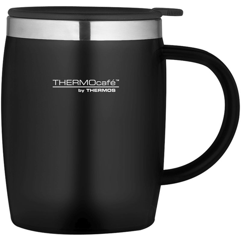 Thermocafe Soft Touch Desk Mug Black Timbermills